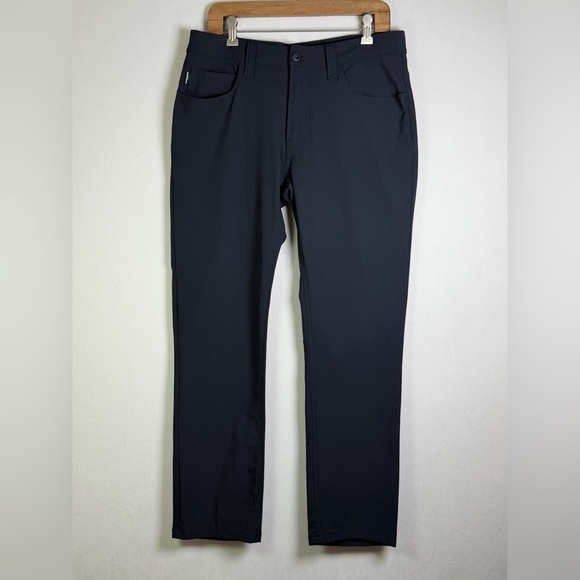 Emporio Armani Men’s Techno Five Pocket Designer Tech Stretch Trousers Sz 34